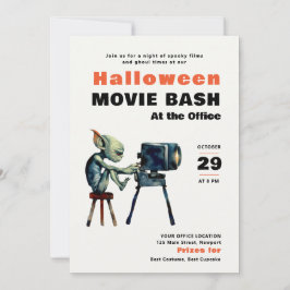 Halloween Kantoor Party Zakelijke Film Bash Gremli Kaart