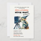 Halloween Kantoor Party Zakelijke Film Gremlin Kaart (Voorkant)