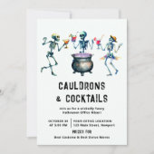 Halloween Kantoor Party Zakelijke Mixer Kaart (Voorkant)