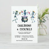 Halloween Kantoor Party Zakelijke Mixer Kaart (Staand voorkant)