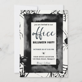 Halloween Kantoor Party Zakelijke Spinnen Kaart