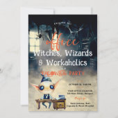 Halloween Kantoorfeest Bedrijfsmonster Grappig Zwa Kaart (Voorkant)