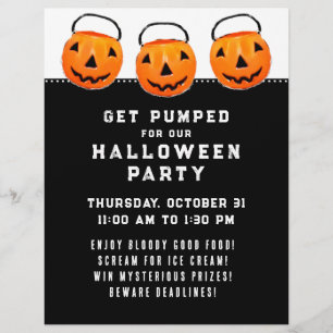 Halloween Kantoorfeest Flyer