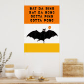 Halloween Kantoorfeest Poster (Keuken)
