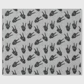 Halloween kantpatroon cadeaupapier (Vlak)