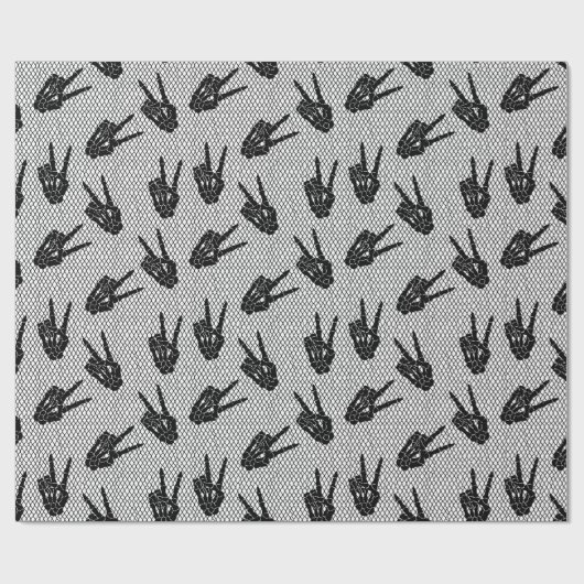 Halloween kantpatroon cadeaupapier (Vlak)