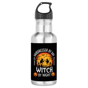 Halloween Kapper overdag Heks 's nachts Waterfles