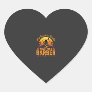 Halloween Kappersheks Bezem Gebroken Spookhuis D Hart Sticker