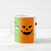 Halloween karakter gedrukte mok (Voorkant links)