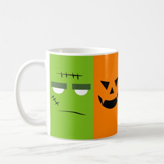 Halloween karakter gedrukte mok (Links)