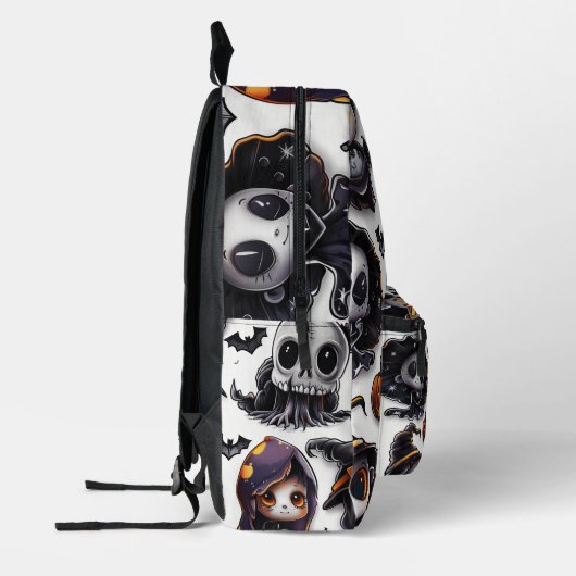 Halloween karakters digitale kunst bedrukte rugzak (Links)
