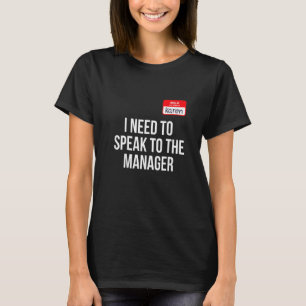 Halloween Karen Costume Mannen Vrouwen kan ik zegg T-shirt