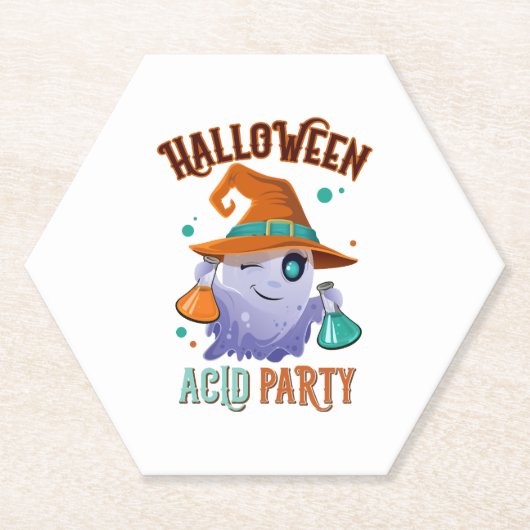 Halloween Kartonnen Onderzetters (Voorkant)