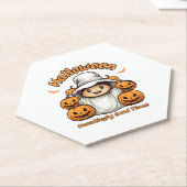 Halloween Kartonnen Onderzetters (Schuin)
