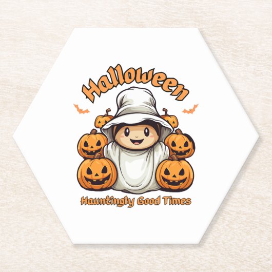 Halloween Kartonnen Onderzetters (Voorkant)