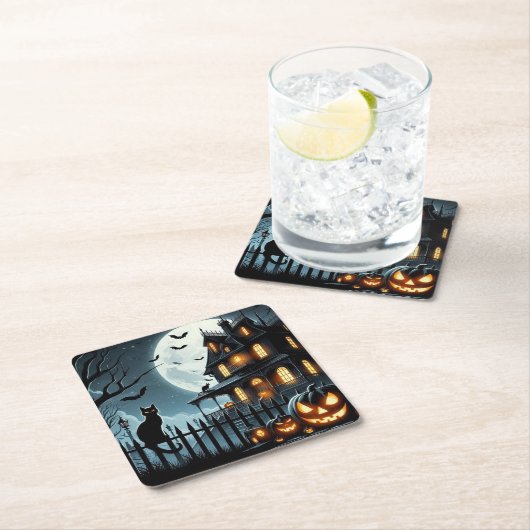 Halloween Kartonnen Onderzetters (Insitu)