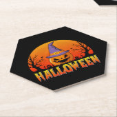 Halloween Kartonnen Onderzetters (Schuin)