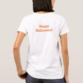 Halloween Kasteel Vleermuizen Vrouwen Basic T-shir T-shirt (Achterkant)