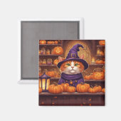 halloween kat #10 magneet (Voorkant / Achterkant)