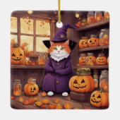 halloween kat #2 ornament (Achterkant)