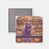 halloween kat #5 magneet (Voorkant / Achterkant)