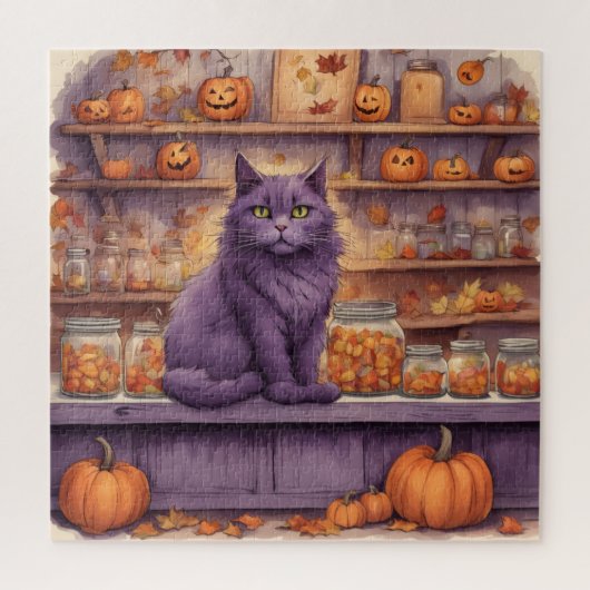 halloween kat #5 puzzel (Verticaal)