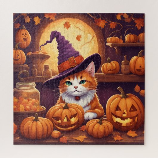 halloween kat #7 puzzel (Verticaal)