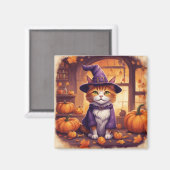 halloween kat #8 magneet (Voorkant / Achterkant)
