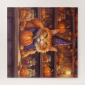 halloween kat #9 puzzel (Horizontaal)