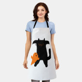 Halloween kat bang schort (Gedragen)