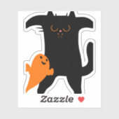 Halloween kat bang sticker (Vel)
