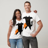 Halloween kat bang t-shirt (Unisex)