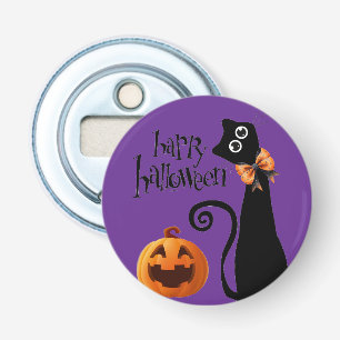 halloween kat button flesopener