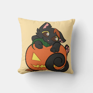 Halloween kat cartoon schattig kussen