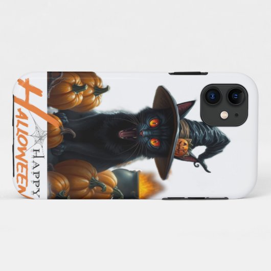 Halloween Kat Case-Mate iPhone Case (Achterkant (horizontaal))