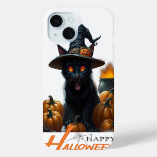 Halloween Kat iPhone 15 Case