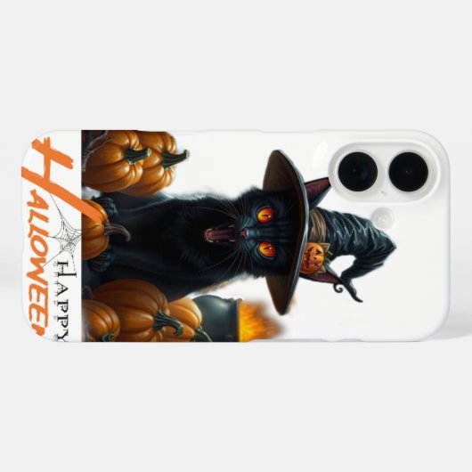 Halloween Kat Case-Mate iPhone Case (Achterkant (horizontaal))