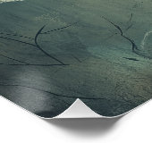 Halloween kat en geest perfect poster (Hoek)