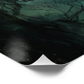 Halloween kat en geest perfect poster (Hoek)
