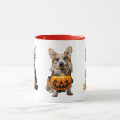 Halloween Kat en Hond" Schattigee Herfst Mok (Midden)