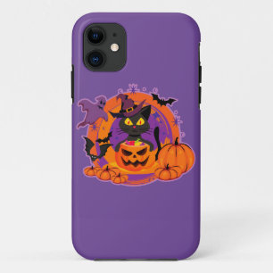 Halloween kat en pompoenen Case-Mate iPhone case
