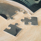 Halloween kat en schedels legpuzzel (Zijkant)