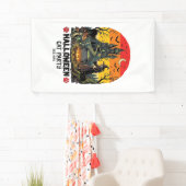 Halloween Kat Feest Heks Ketel Zwarte Katten Versc Spandoek (Insitu)