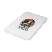 Halloween Kat Feestje Vintage Heks Katten Ontwerp_ Badmat (Gekanteld)