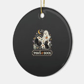 Halloween Kat Geest Magie Keramisch Ornament (Links)