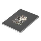 Halloween Kat Geest Magie Notitieblok (Linkerzijde)