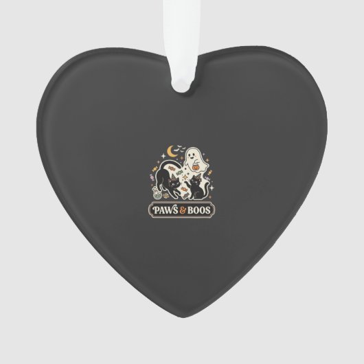 Halloween Kat Geest Magie Ornament (voorkant)