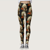Halloween Kat, Graaf Catula Leggings (Voorkant)