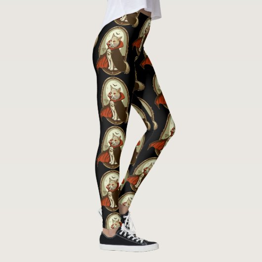Halloween Kat, Graaf Catula Leggings (Rechts)