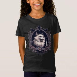 Halloween kat, griezelig t-shirt